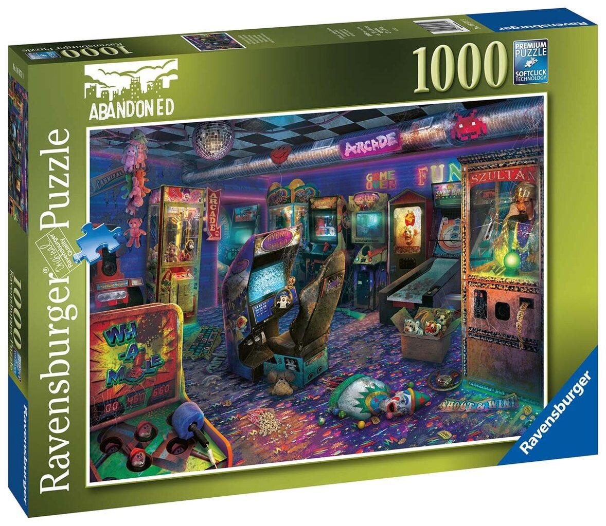 Ravensburgeri pusle Unustatud arkaad 1000p 16971 hind ja info | Pusled | kaup24.ee