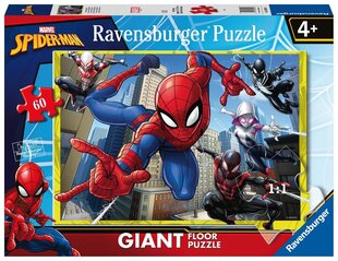 Пазл Ravensburger Spiderman Giant Floor, 3095, 60 д. цена и информация | Пазлы | kaup24.ee