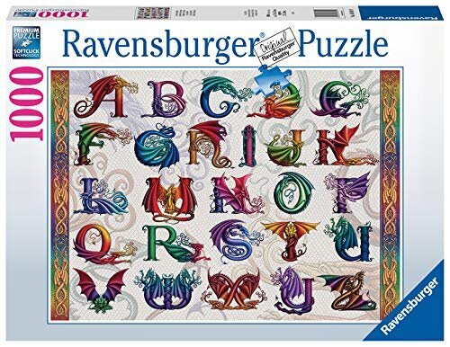 Ravensburger Draakonite tähestiku pusle, multikolor 16814 hind ja info | Pusled | kaup24.ee