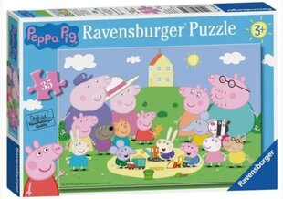 Ravensburgeri pusle Peppa Pig 3x35 tk. 8632 hind ja info | Pusled | kaup24.ee