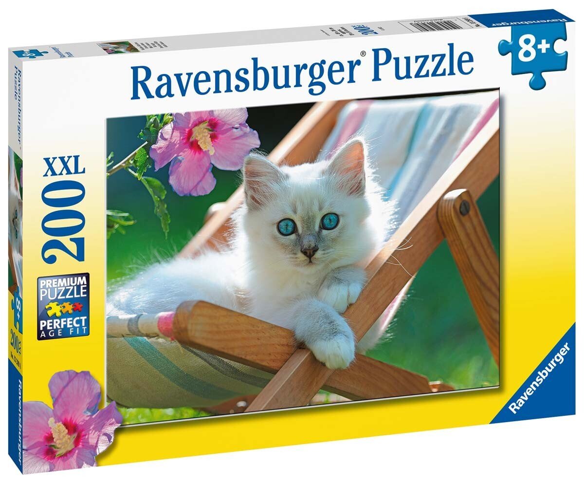 Ravensburgeri pusle Valge kassipoeg 200tk 13289 hind ja info | Pusled | kaup24.ee