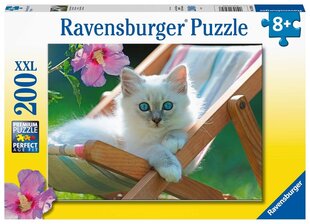 Пазл Ravensburger Белый котенок, 13289, 200 д. цена и информация | Пазлы | kaup24.ee