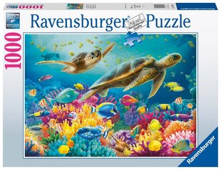 Ravensburgeri pusle Sinine veealune maailm 1000tk 17085 hind ja info | Pusled | kaup24.ee