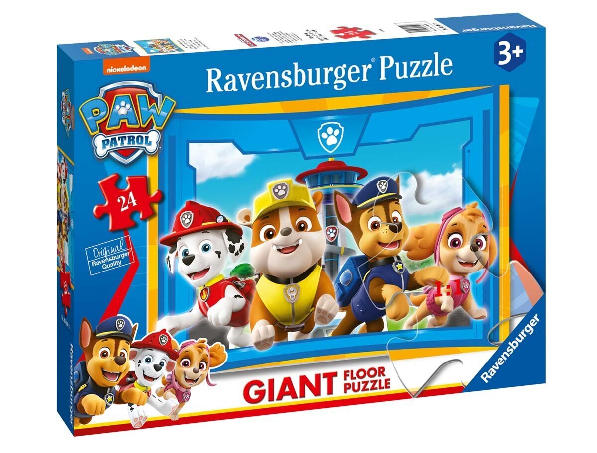 Ravensburgeri pusle Paw Patrol B Giant Floor 24tk 3090 hind ja info | Pusled | kaup24.ee