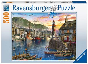 Пазл Ravensburger 500 деталей Восход солнца в гавани цена и информация | Пазлы | kaup24.ee