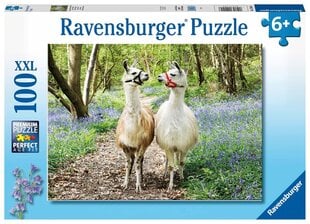 Ravensburgeri pusle Llama Love 100tk 12941 цена и информация | Пазлы | kaup24.ee