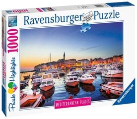 Ravensburgeri pusle Vahemere Horvaatia 1000tk 14979 цена и информация | Пазлы | kaup24.ee