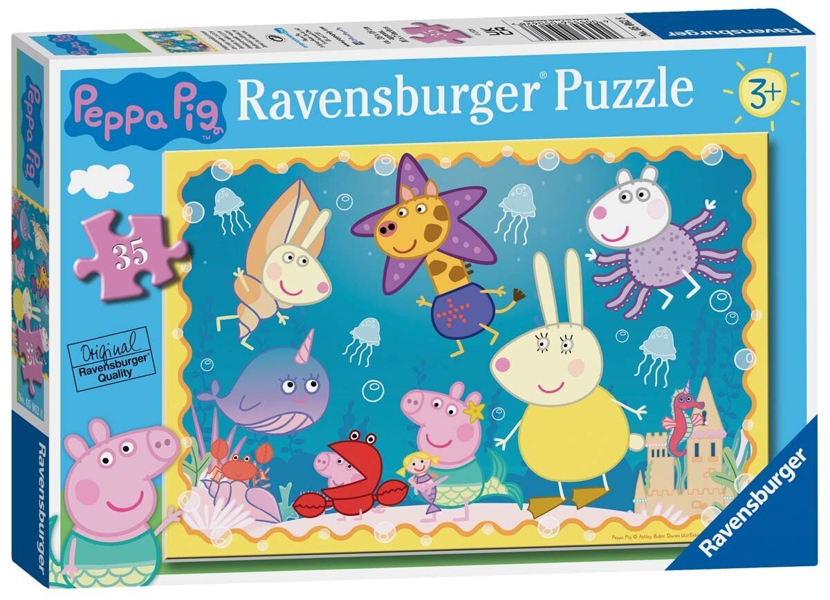 Ravensburgeri pusle PP: Peppa Pig 35tk 5062 hind ja info | Pusled | kaup24.ee