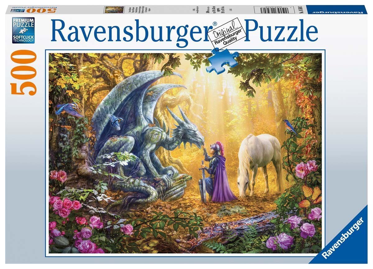 Ravensburgeri pusle Dragon Whisperer 500tk 16580 цена и информация | Pusled | kaup24.ee