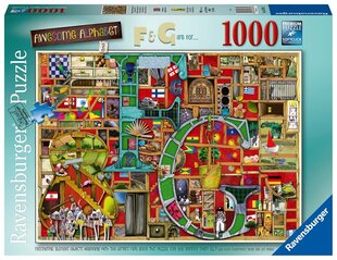 Ravensburgeri pusle Vinge tähestik "f" ja "g" 1000tk 16761 hind ja info | Pusled | kaup24.ee