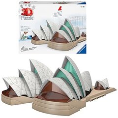 Ravensburger Sydney ooperimaja 3D mosaiikmõistatused lastele ja täiskasvanutele vanuses 8 aastat - 216 tükki - pole vaja liimi цена и информация | Пазлы | kaup24.ee