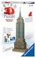 Ravensburgeri 3D pusle 11271 Mini Empire State Building 54 tükki 8 -aastaselt, multivologeeritud hind ja info | Pusled | kaup24.ee