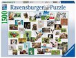 Ravensburger pusle Naljakas loomade kollaaž, 1500 tükki, multivologeeritud 16711 hind ja info | Pusled | kaup24.ee
