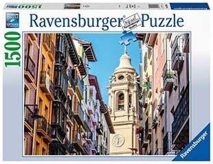 Ravensburgeri mõistatus 16709 - Pamplona - 1500 tükki, mõistatus täiskasvanutele ja lastele alates 14 -aastat - mõistatus linnamotiiviga hind ja info | Pusled | kaup24.ee