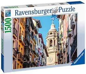 Ravensburgeri mõistatus 16709 - Pamplona - 1500 tükki, mõistatus täiskasvanutele ja lastele alates 14 -aastat - mõistatus linnamotiiviga hind ja info | Pusled | kaup24.ee