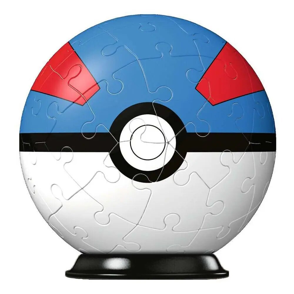 Ravensburger Pokemon Suurepärane pall - 3D Jigsaw Pulze Ball lastele, kes olid 6 -aastased - 54 tükki - pole vajalik liim hind ja info | Pusled | kaup24.ee