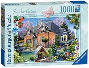 Ravensburger Counction Collection Number 11 Snowdrop Cottage 1000 osaline pusle täiskasvanutele ja lastele vanuses alates 12 aastat hind ja info | Pusled | kaup24.ee