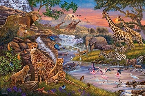 Ravensburger Animal Kingdom 3000 osaline pusle täiskasvanutele ja lastele vanuses alates 12 aastat hind ja info | Pusled | kaup24.ee