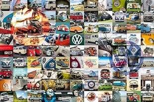 Ravensburger 99 Volkswagen VW Campervan Moments 3000 osaline pusle täiskasvanutele ja lastele vanuses alates 12 aastat hind ja info | Pusled | kaup24.ee