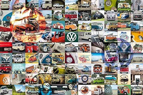 Ravensburger 99 Volkswagen VW Campervan Moments 3000 osaline pusle täiskasvanutele ja lastele vanuses alates 12 aastat цена и информация | Pusled | kaup24.ee