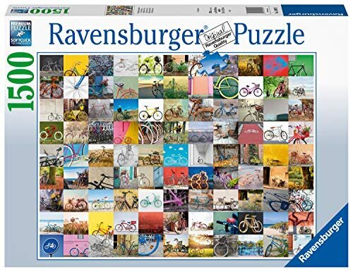 Ravensburger 99 Jalgrattaid 1500 osaline pusle täiskasvanutele ja alates 12 aastastele lastele hind ja info | Pusled | kaup24.ee