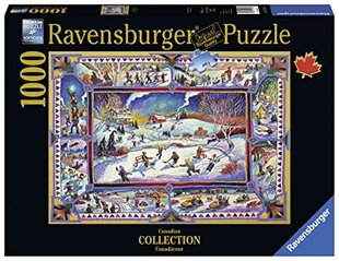 Пазл Ravensburger 1000 деталей Канадская зима цена и информация | Пазлы | kaup24.ee