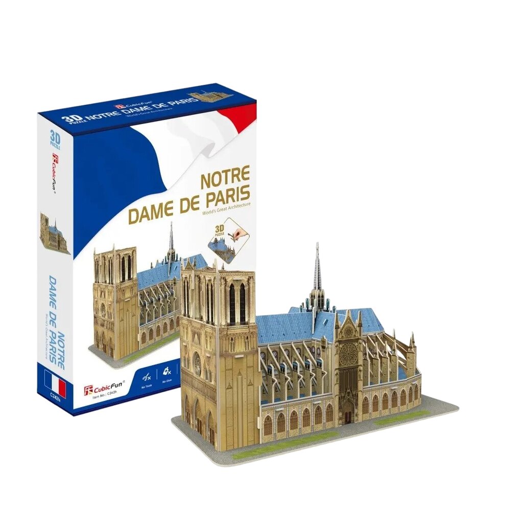 3D puzzle Notre Dame katedraal hind ja info | Pusled | kaup24.ee