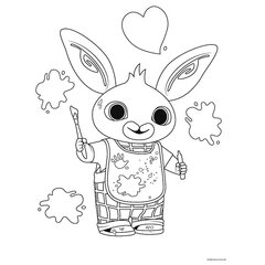 Пазл Baby MAXI 2x10 частей «Кролик Бинг» цена и информация | Пазлы | kaup24.ee