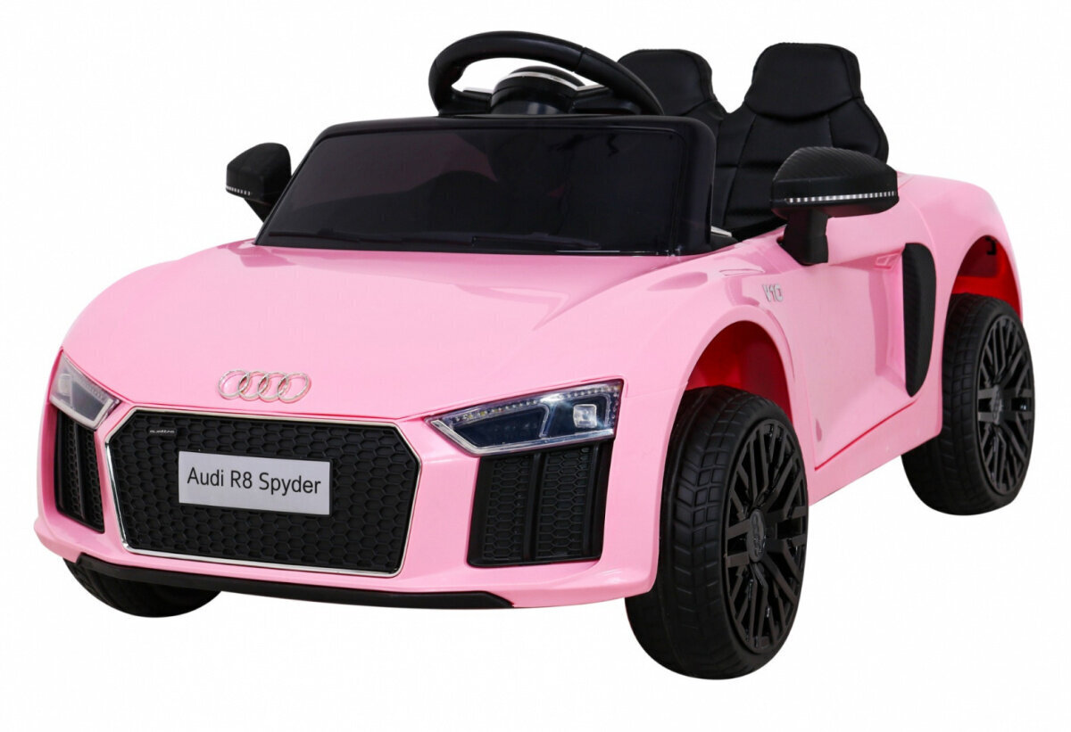 Audi R8 ühekohaline elektriauto, roosa цена и информация | Laste elektriautod | kaup24.ee