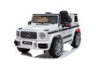 Mercedes G63 elektriauto lastele, valge hind ja info | Laste elektriautod | kaup24.ee