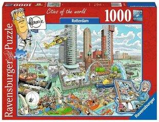 2D Pusle 1000 osa, Rotterdam цена и информация | Пазлы | kaup24.ee