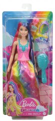 Barbie nukk, lilla-punased juuksed цена и информация | Игрушки для девочек | kaup24.ee