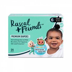 Подгузники Rascal and Friends размер 6, 16+ кг, 54 шт. цена и информация | Подгузники | kaup24.ee