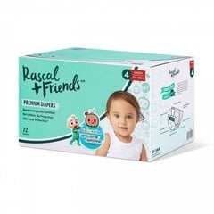 Mähkmed Rascal and Friends suurus 4, 10-15 kg, 72 tk. цена и информация | Подгузники | kaup24.ee