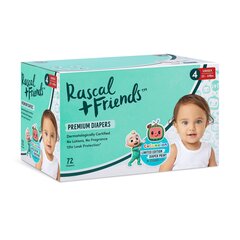 Mähkmed Rascal and Friends suurus 4, 10-15 kg, 72 tk. цена и информация | Подгузники | kaup24.ee