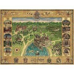 Harry Potter pusle – Sigatüüka kaart (1500 tükki) цена и информация | Пазлы | kaup24.ee