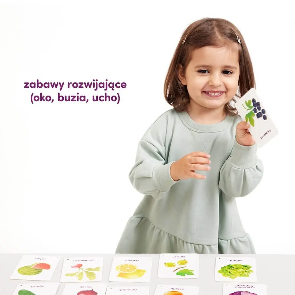 Pildikaardid nööril - Puu-ja köögiviljad hind ja info | Arendavad mänguasjad | kaup24.ee