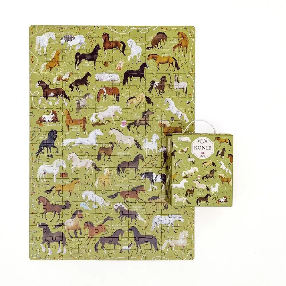 Pusle 200 osa Puzzlove - Hobused hind ja info | Pusled | kaup24.ee