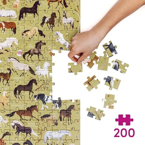 Pusle 200 osa Puzzlove - Hobused hind ja info | Pusled | kaup24.ee