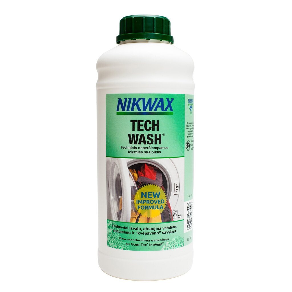 Pesuvahend Nikwax TECH WASH, 1000 ml цена и информация | Kaitse- ja pesuvahendid matkavarustusele | kaup24.ee
