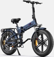 Электровелосипед Engwe Engine PRO, 20", синий, 1000Вт, 16 Ач цена и информация | Электровелосипеды | kaup24.ee