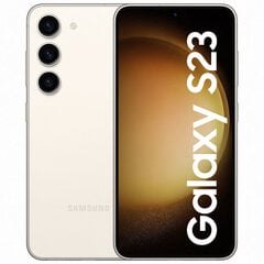 Samsung Galaxy S23 5G 8/256GB SM-S911BZEGEUB Beige цена и информация | Мобильные телефоны | kaup24.ee
