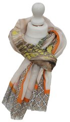 Тонкий женский шарф, пляжная шаль, коричневый цена и информация | Женские шарфы, платки | kaup24.ee