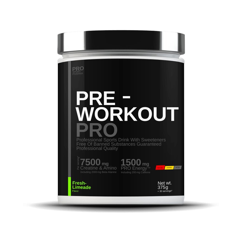 Prosportpharma Pre-workout Pro - Grapefruit 375g hind ja info | Aminohapped | kaup24.ee