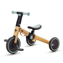 Трехколесный велосипед 3в1 Kinderkraft 4Trike, золотой/голубой цена и информация | Трехколесные велосипеды | kaup24.ee