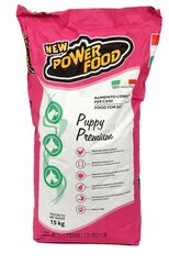 Power food premium kuivtoit kanaga kutsikatele 15 kg hind ja info | Kuivtoit koertele | kaup24.ee