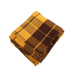 Linasest rätik Tartain check, 90x100 cm hind ja info | Rätikud, saunalinad | kaup24.ee