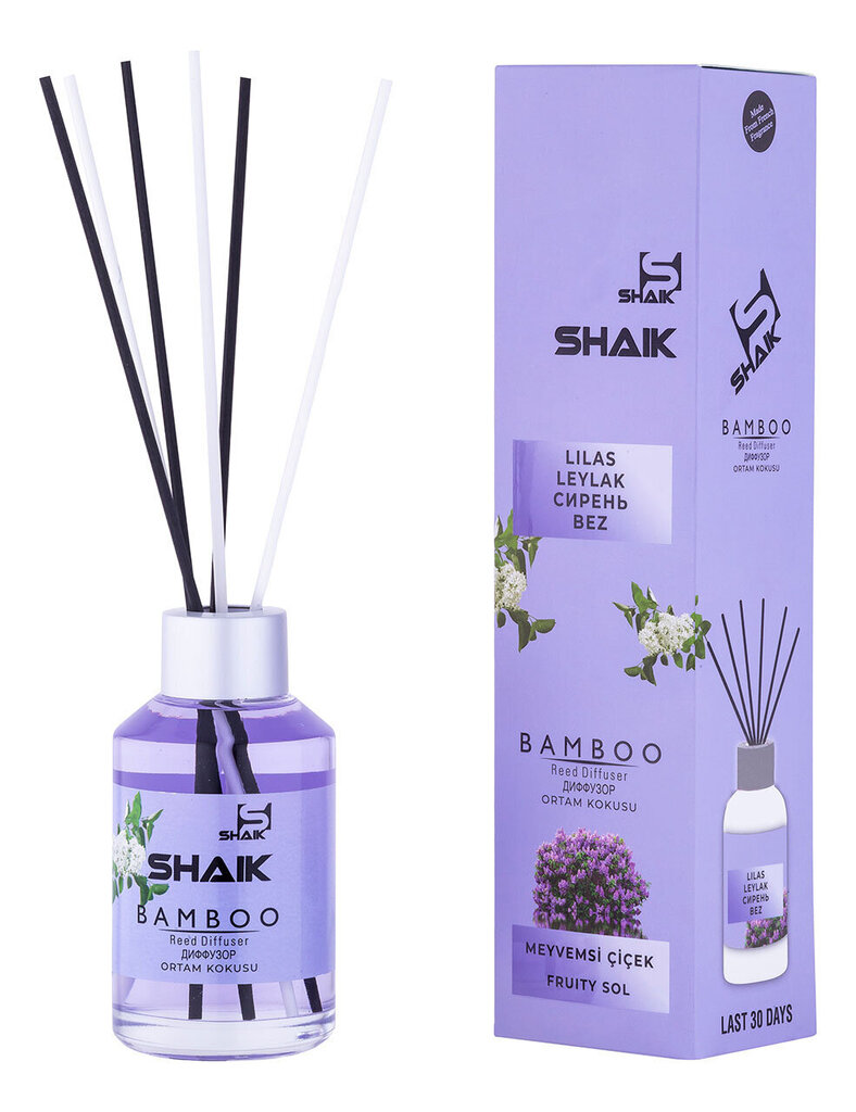 Kodulõhnastaja koos pulkadega Shaik Lilas, 115 ml цена и информация | Kodulõhnastajad | kaup24.ee
