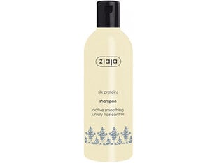 Siluv šampoon Ziaja Silk Proteins smoothing shampoo for hair, 300 ml hind ja info | Šampoonid | kaup24.ee