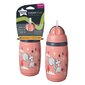 Joogipudel Tommee Tippee Insulated Straw roosa, 12+ kuud, 266 ml hind ja info | Lutipudelid ja aksessuaarid | kaup24.ee